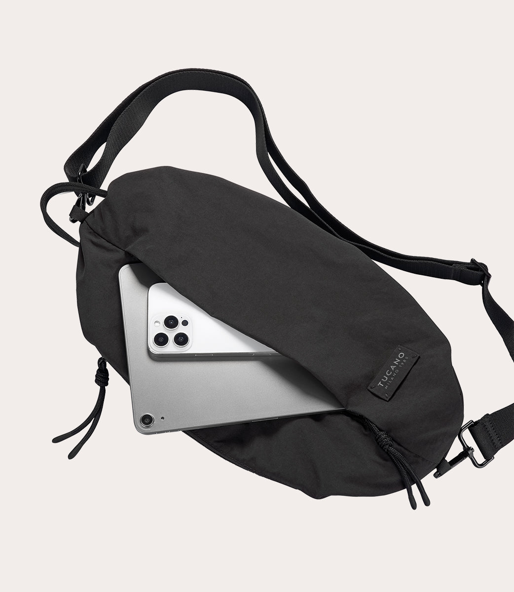 tucano-agile-crossbody-large-sac-bandouli-re-nylon-froiss image 8