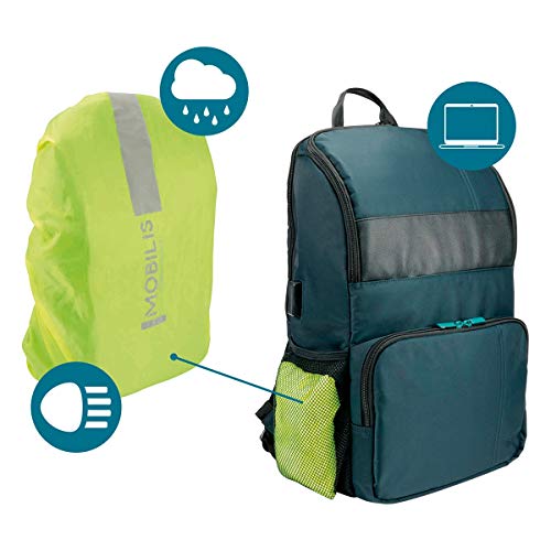 mobilis-executive-3-sac-dos-pc-14-15-6-bleu-avec-housse-pluie-haute-visibilit image 7