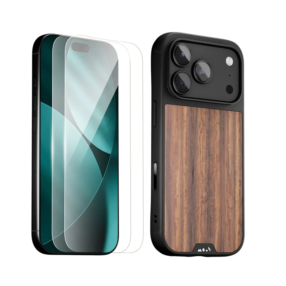 mous-apple-essentials-kit-walnut-coque-limitless-prot-ge-cran-iphone-17 image 1