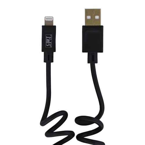 t-nb-c-ble-usb-vers-lightning-torsad-1m-charge-et-carplay image 1