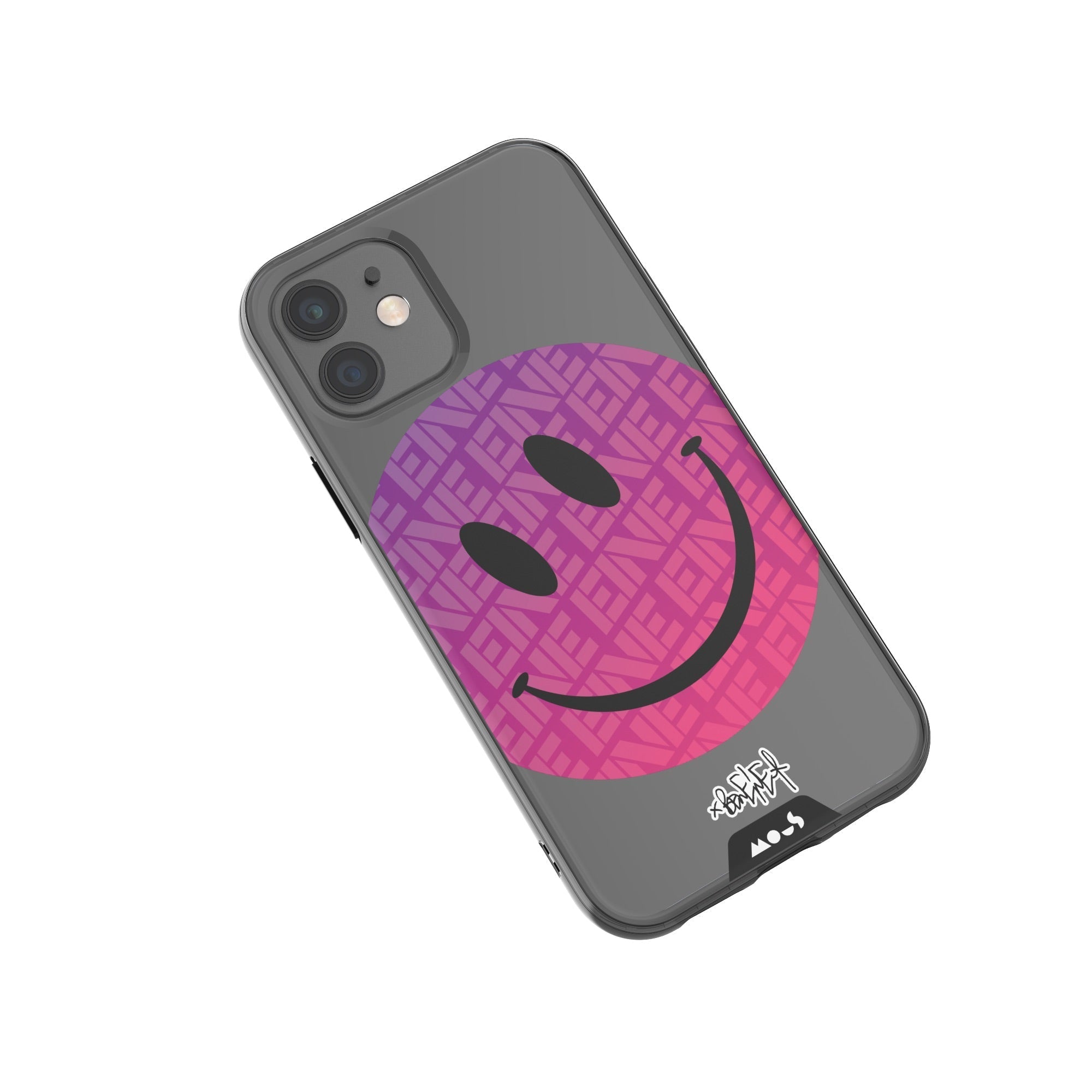 mous-pink-smiley-protective-phone-case-ben-eine-violet image 8