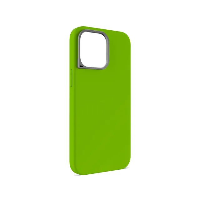 coque-t-l-phone-mous-infinity-lime-silicone-minimaliste-magsafe-verte-pour-iphon image 1