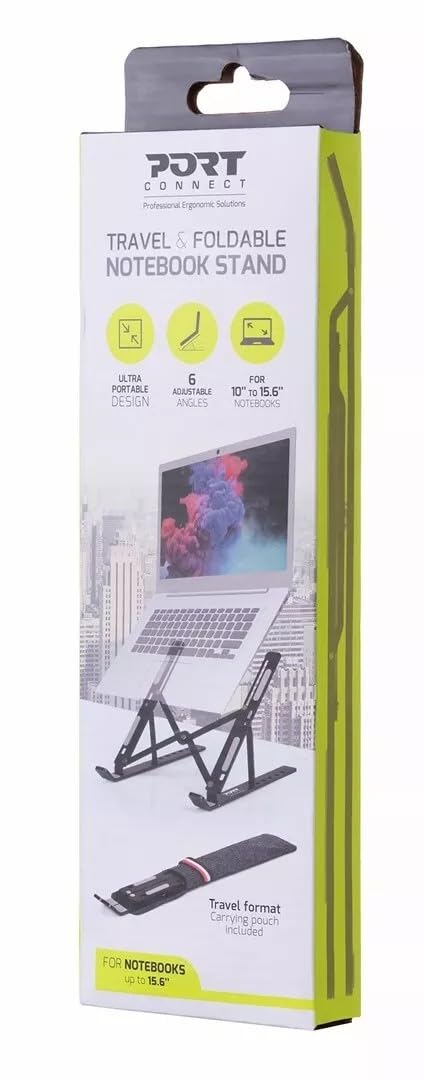 port-designs-port-connect-support-de-voyage-pliable-alu-10-15-6-pouces-tablette image 2