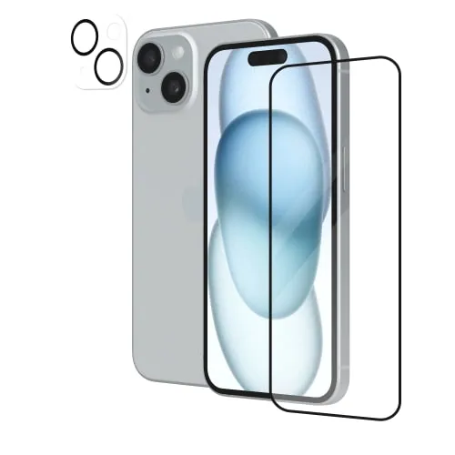 t-nb-pack-protection-verre-tremp-protection-cran-objectifs-pour-iphone-15 image 1