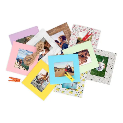t-nb-lensy-do-it-yourself-cadres-papier-photo-format-mini-10-pi-ces image 1