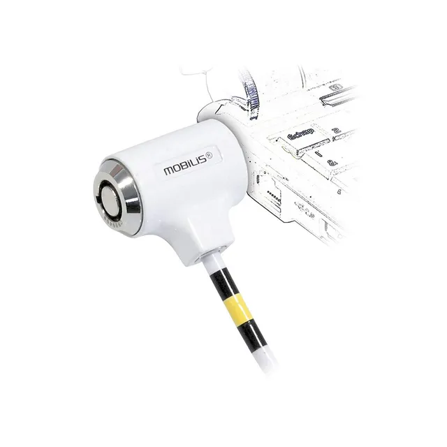 mobilis-c-ble-de-s-curit-cl-acier-1-8m-4-5mm-blanc image 1