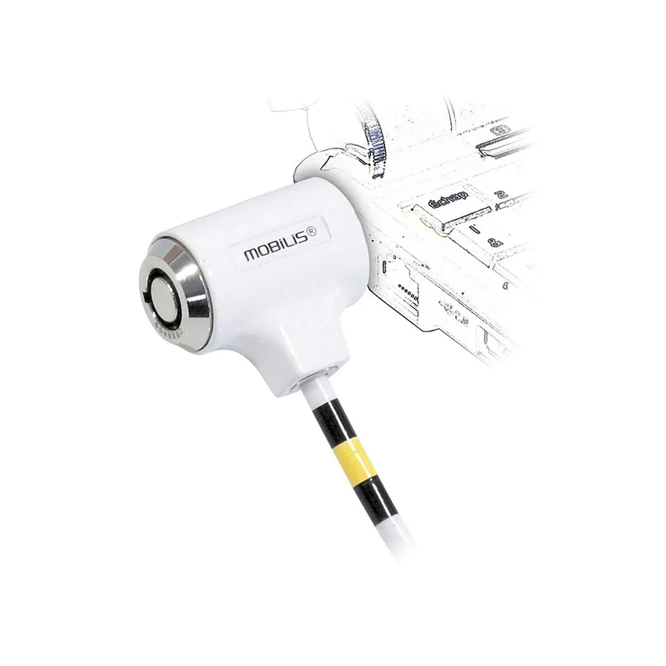 mobilis-c-ble-de-s-curit-cl-acier-1-8m-4-5mm-blanc image 1