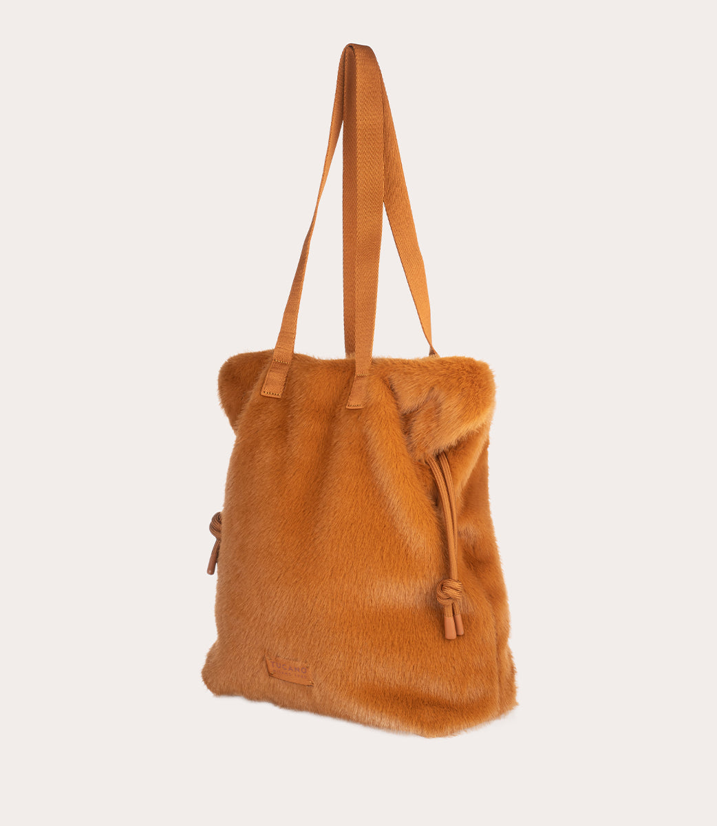tucano-nina-fur-tote-bag-sac-cabas-en-fausse-fourrure-avec-fermeture-cordon image 8