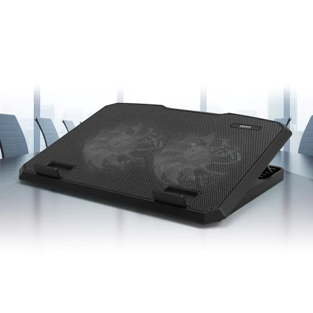 port-connect-support-ergonomique-ventil-ajustable-10-17-pouces-2x-usb-a-noir image 1