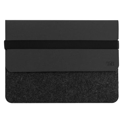 t-nb-made-in-france-pochette-pc-13-14-pouces-co-cuir-recycl-et-feutrine-noir-gri image 1