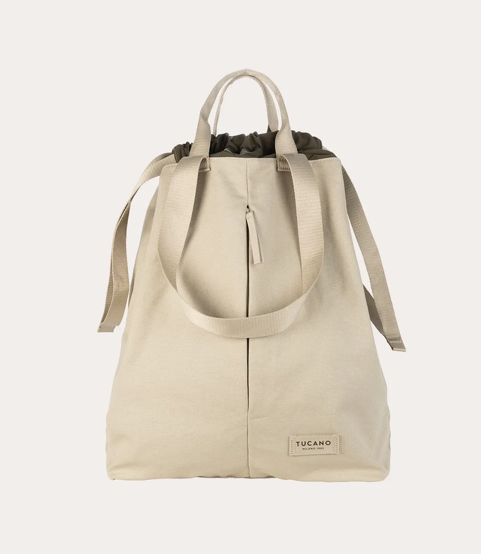 tucano-carry-vertical-large-sac-week-end-toile-21-litres-pochette image 1