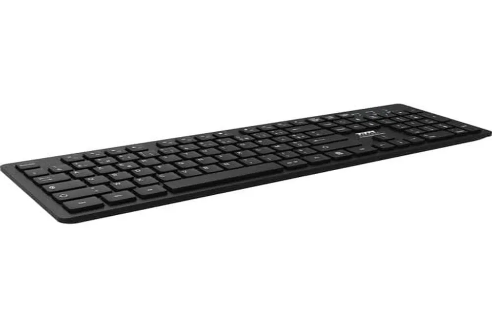 port-connect-milano-ii-clavier-sans-fil-2-4-ghz-usb-a-usb-c-robuste-noir image 1