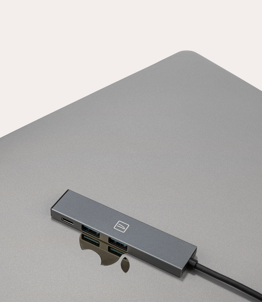 tucano-3-in-1-hub-usb-c-hub-type-c-aluminium-2x-usb-3-0-usb-c image 3
