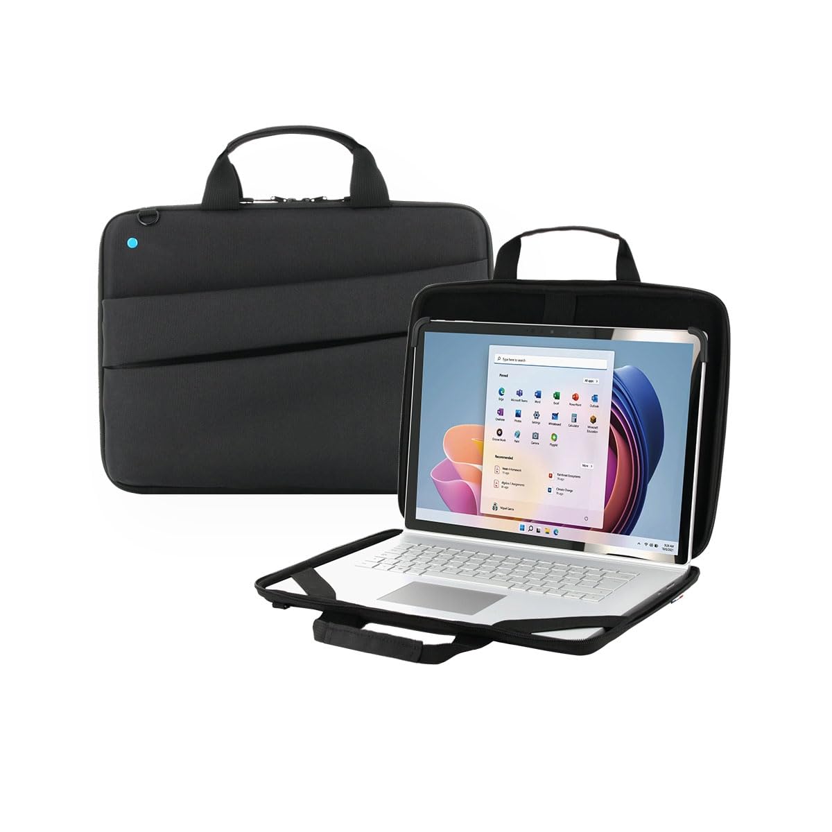 mobilis-the-one-sacoche-durcie-pour-pc-portable-12-5-14-coque-eva-sangles-mainti image 1
