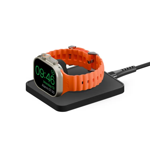 mous-clarity-chargeur-apple-watch-sans-fil-noir-mat-magsafe-compatible image 1
