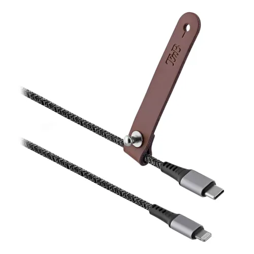 t-nb-c-ble-usb-c-vers-lightning-nylon-gris-sid-ral image 1
