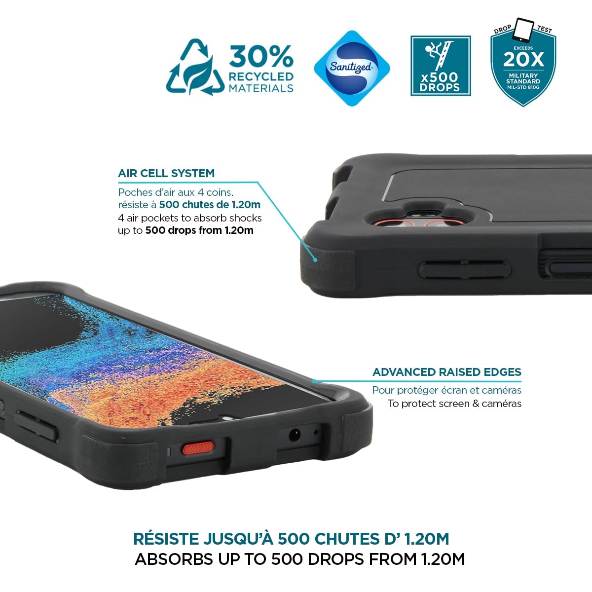 mobilis-spectrum-r-coque-bumper-pour-samsung-galaxy-xcover-6-pro-6-6-noir image 4