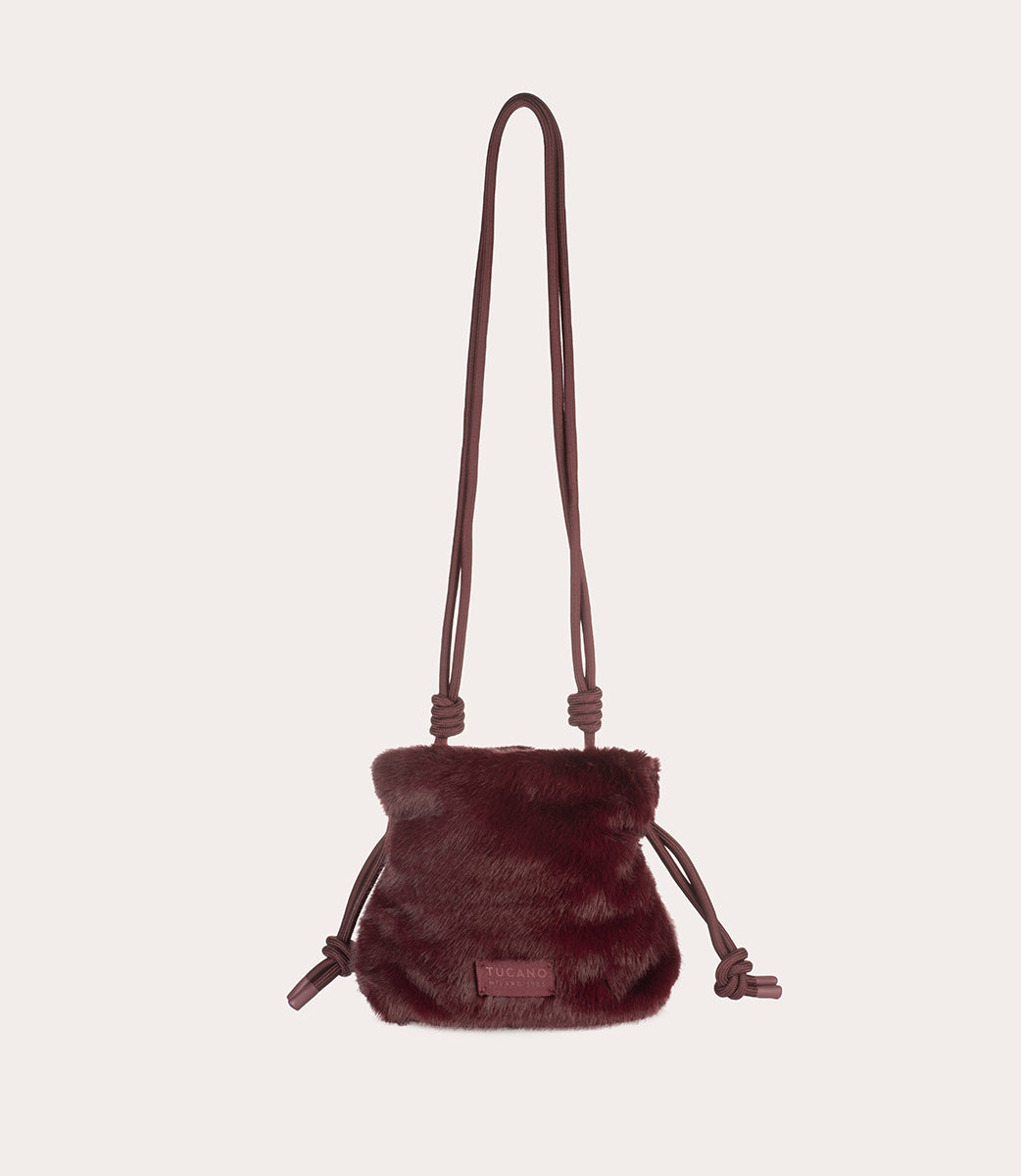 tucano-nina-fur-mini-sac-bandouli-re-fausse-fourrure image 7