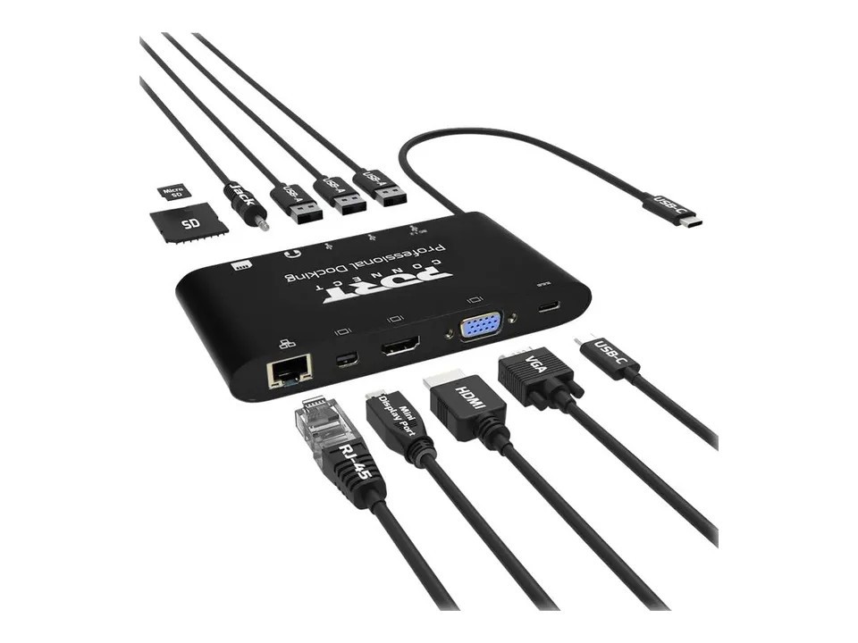 port-designs-port-connect-station-d-accueil-usb-c-travel-1x4k-9-ports image 1
