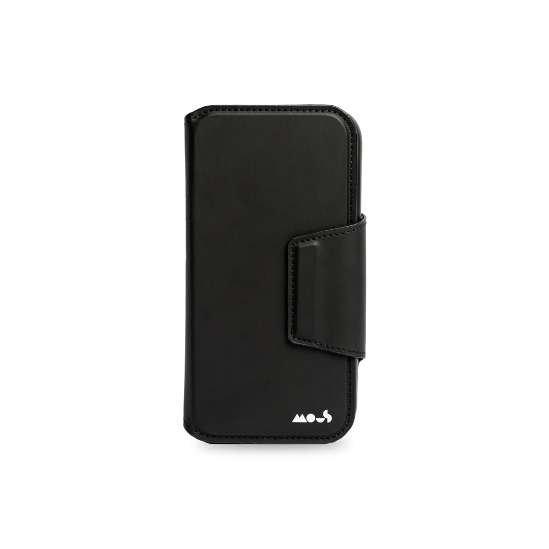 mous-infinity-black-flip-wallet-with-stand-compatible-magsafe-pour-iphone-14 image 3