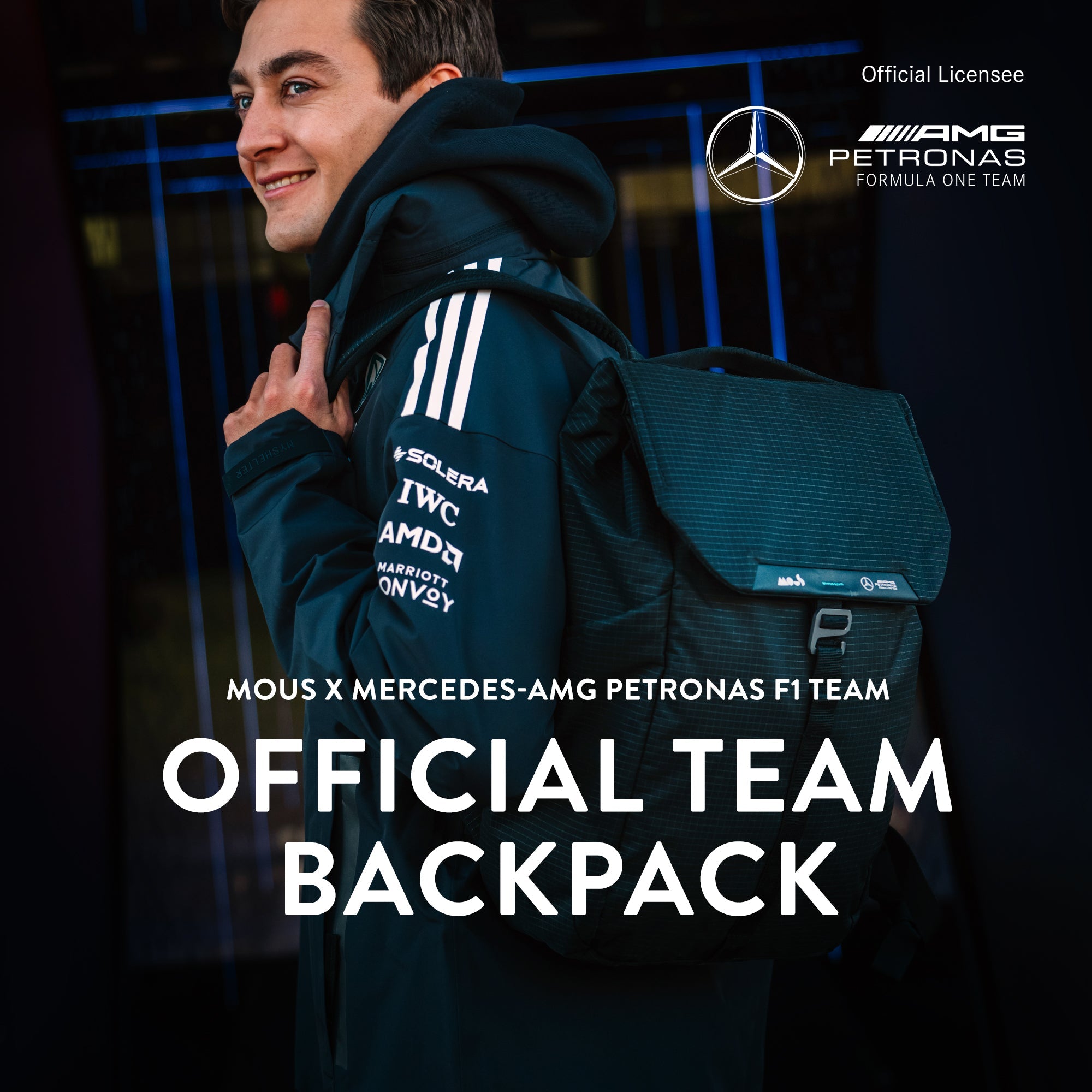 mous-day-x-mercedes-amg-f1-team-sac-dos-rabat-ultratex-20-litres-noir image 2