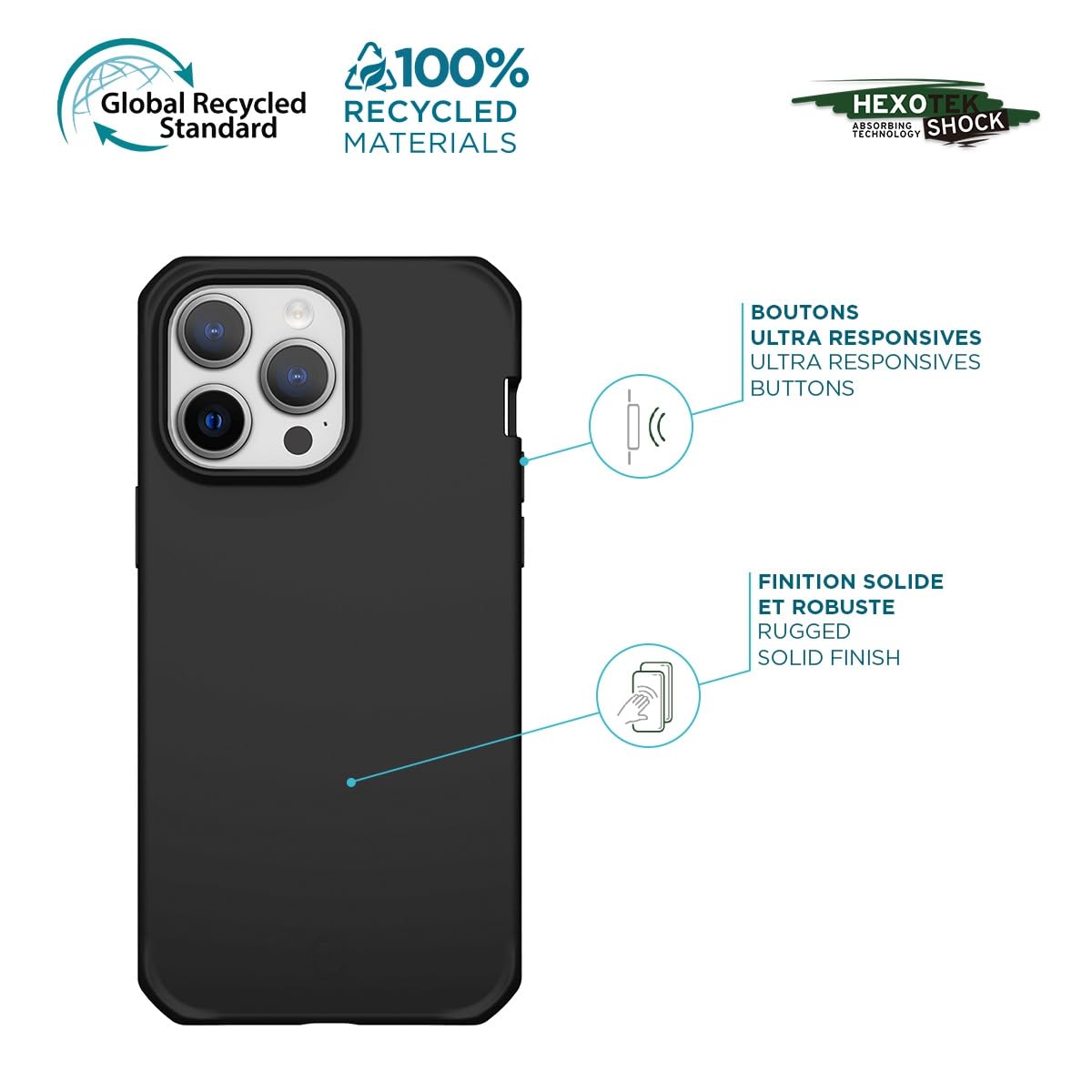 mobilis-spectrum-coque-iphone-15-plus-iphone-14-plus-antichoc-recycl-e-noir-mat image 3