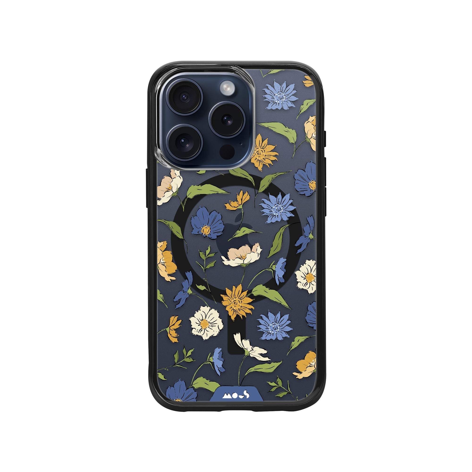 mous-floral-blue-coque-de-t-l-phone-flowers-magsafe-bleue-iphone-14-14-plus-14-p image 2
