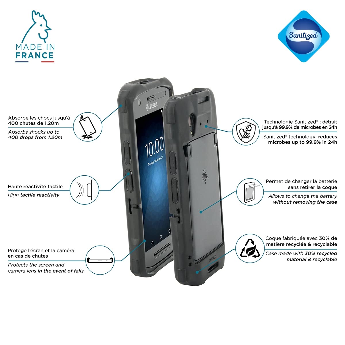 mobilis-protech-coque-renforc-e-noire-pour-zebra-tc21-tc26 image 2