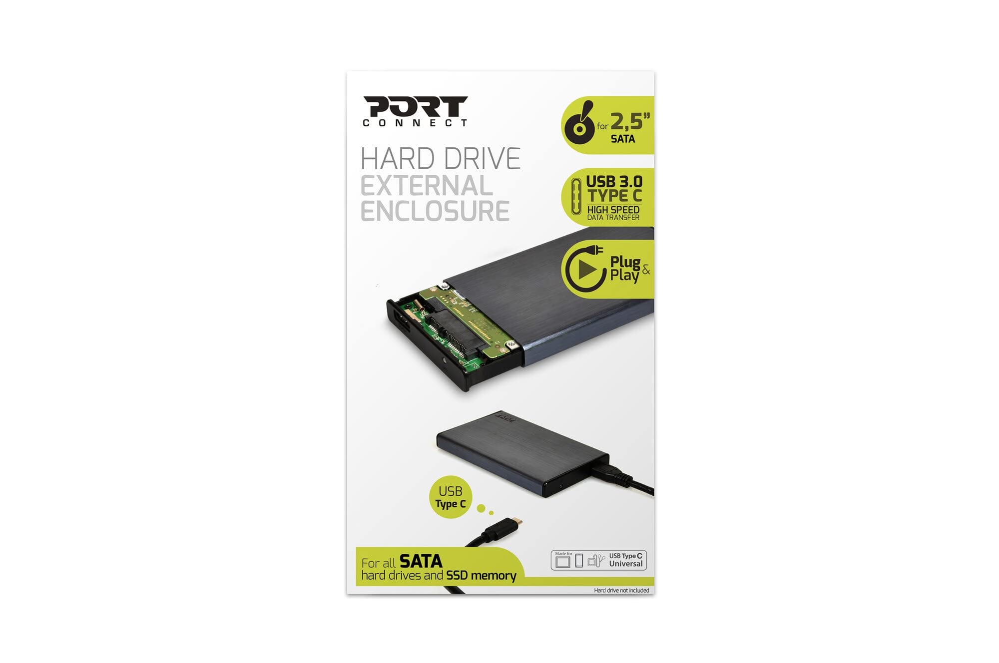 port-designs-port-connect-bo-tier-disque-dur-sata-2-5-pouces-type-c image 5