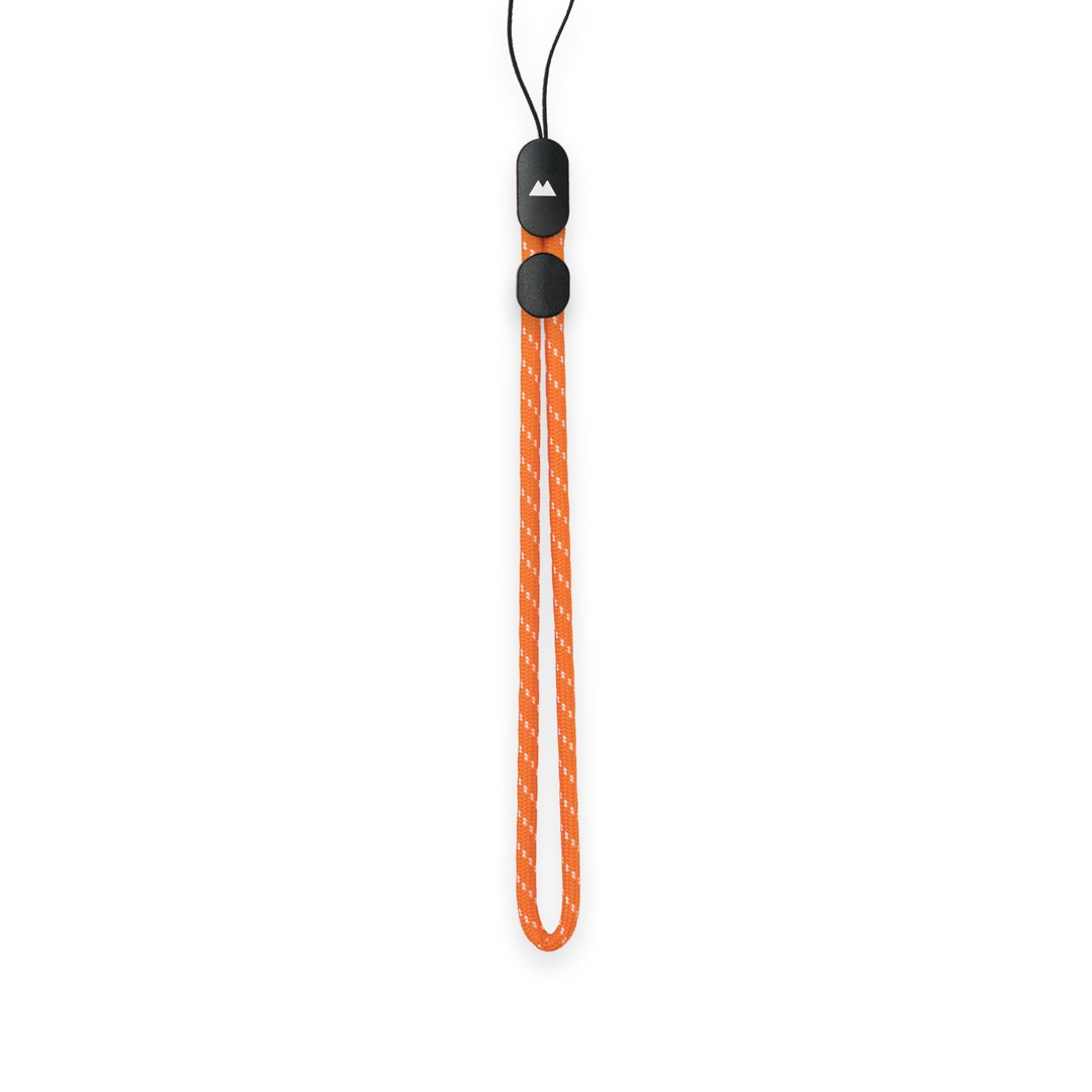 mous-wrist-strap-orange-et-blanc-dragonne-tour-de-poignet image 2