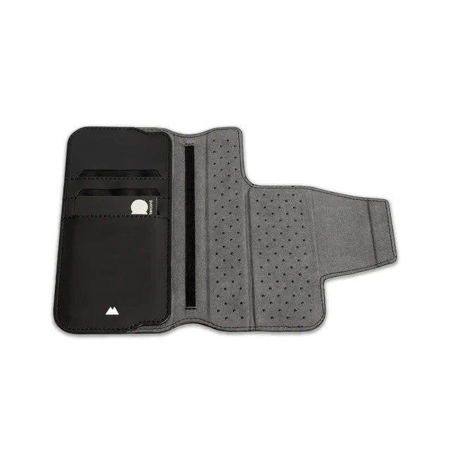 mous-infinity-black-flip-wallet-with-stand-compatible-magsafe-pour-iphone-14 image 1