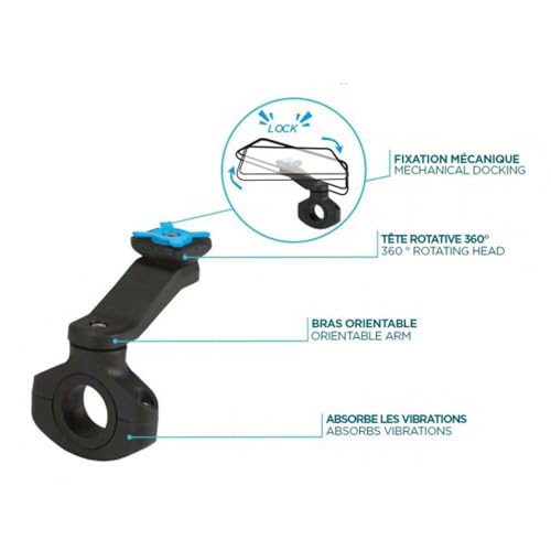 mobilis-support-smartphone-moto-universel-guidon-22-32mm-rotation-360-noir image 7