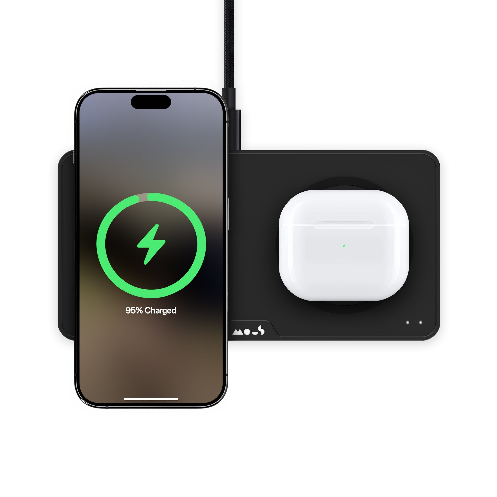 mous-matte-black-station-de-charge-sans-fil-qi2-3-en-1 image 2