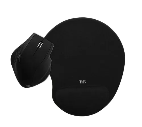 t-nb-pack-souris-sans-fil-ergonomique-tapis-gel-repose-poignet image 1