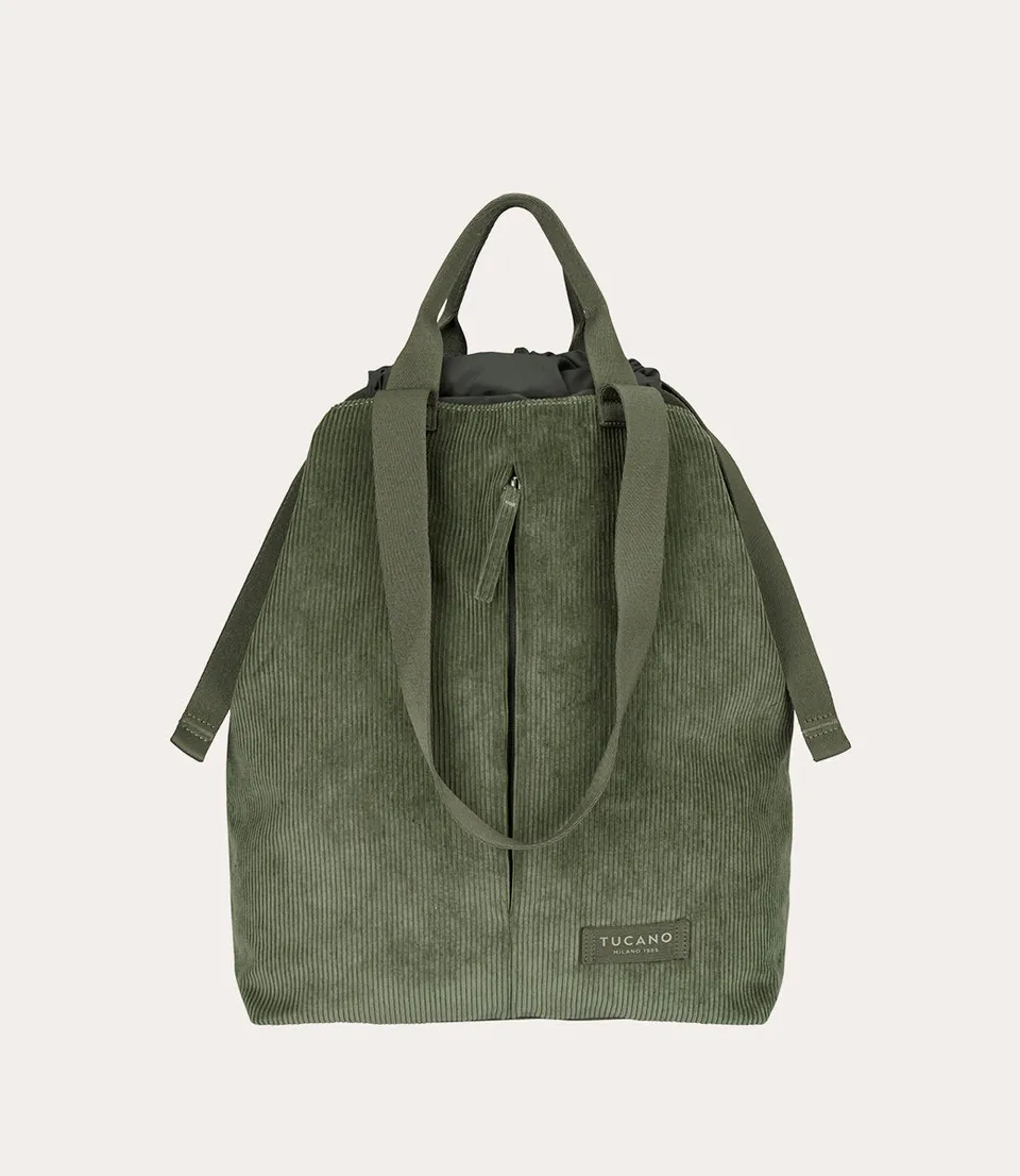 tucano-carry-corduroy-vertical-shopper-vertical-en-velours-de-coton image 1