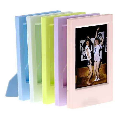 t-nb-lensy-lot-de-5-cadres-photo-plastiques-format-mini image 1