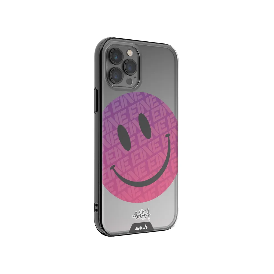 mous-pink-smiley-protective-phone-case-ben-eine-violet image 1