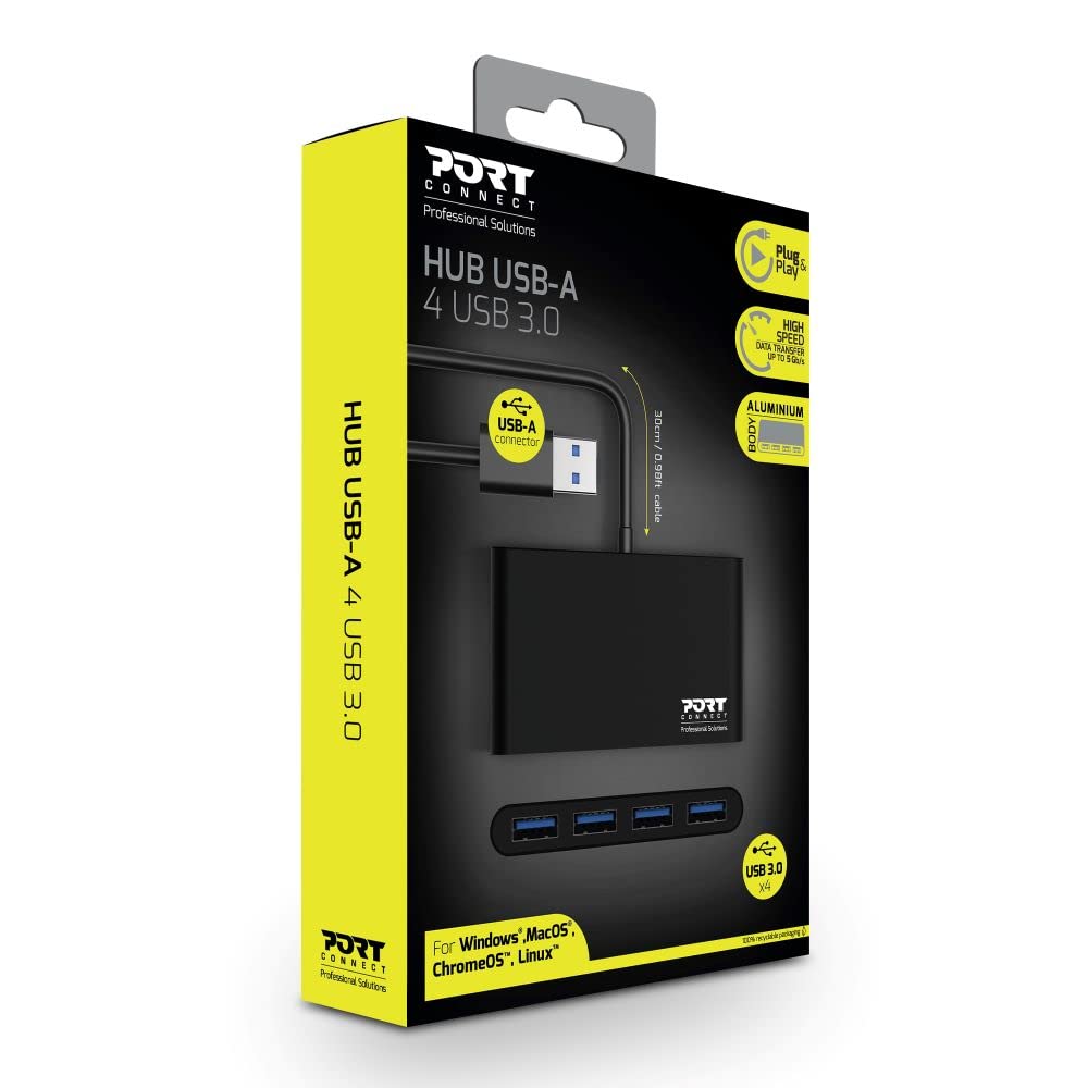 port-designs-port-connect-hub-usb-a-4-ports-usb-3-0-5-gb-s image 3