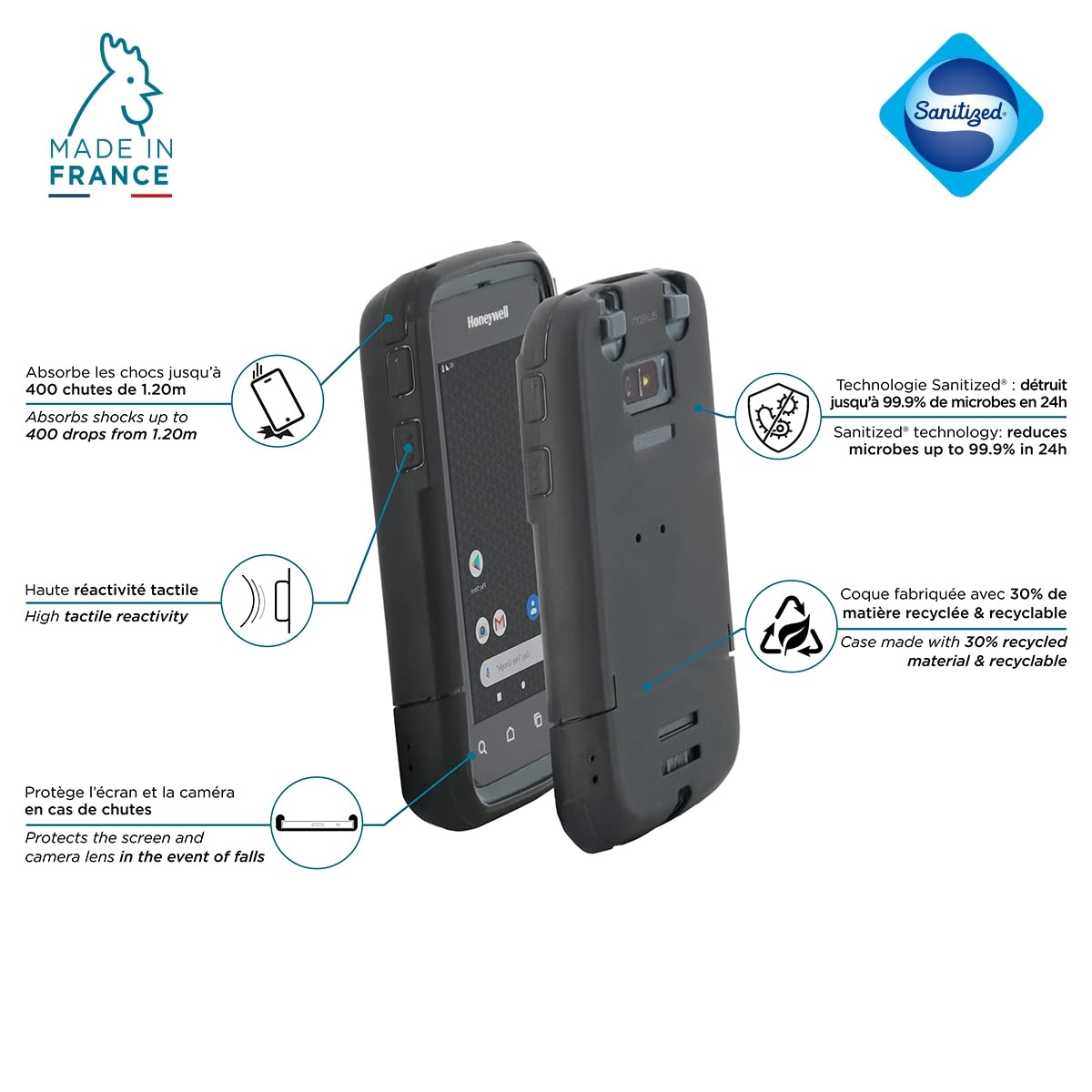 mobilis-protech-coque-renforc-e-pour-pda-honeywell-dolphin-ct60xp-ct60-ct50-noir image 2