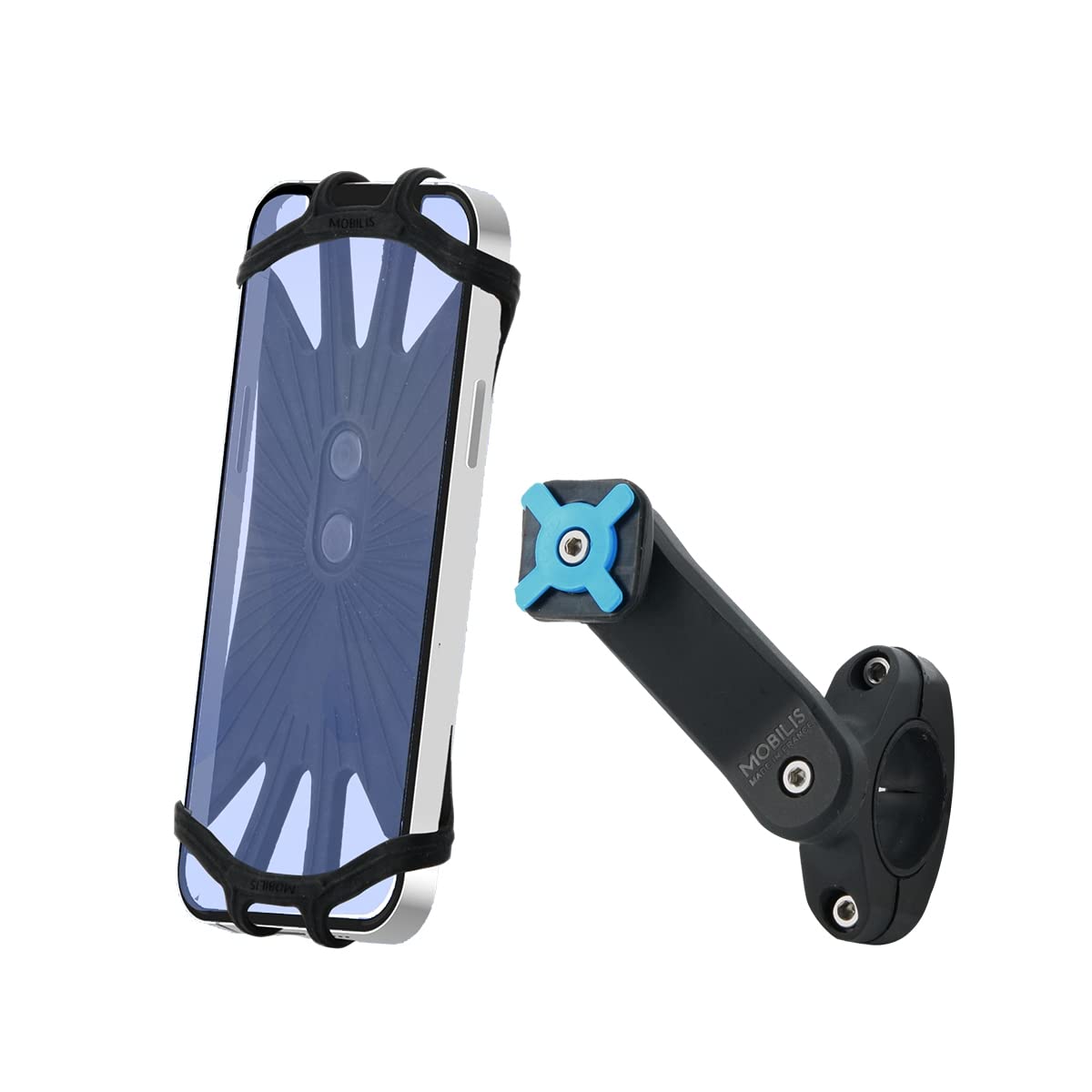 mobilis-u-fix-support-guidon-universel-smartphone-4-7-v-lo-moto-scooter-avec-bra image 1