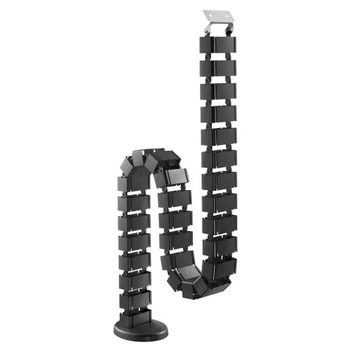t-nb-guide-c-ble-articul-avec-base-en-m-tal-4-compartiments-130-cm image 1
