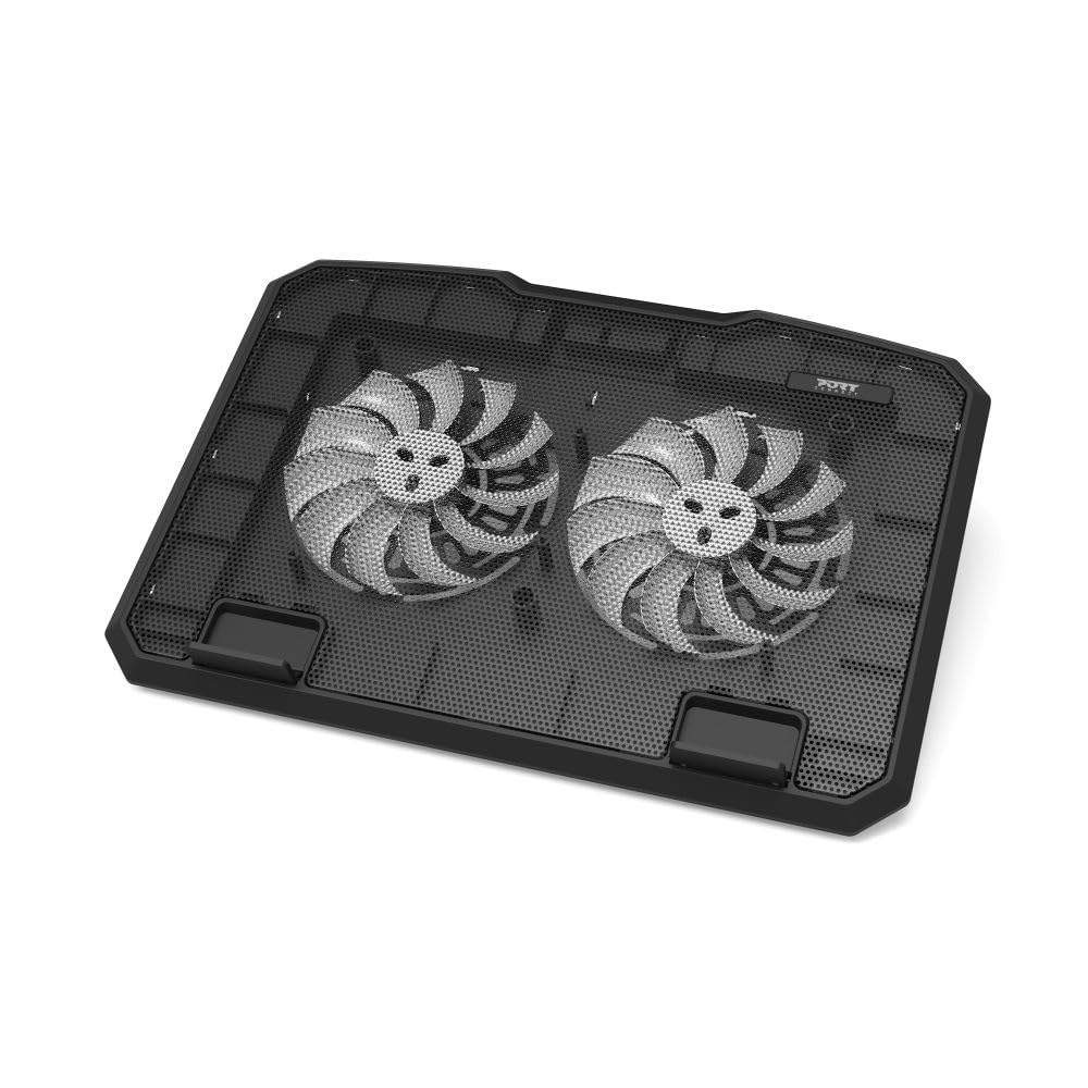 port-connect-support-ergonomique-ventil-ajustable-10-17-pouces-2x-usb-a-noir image 2