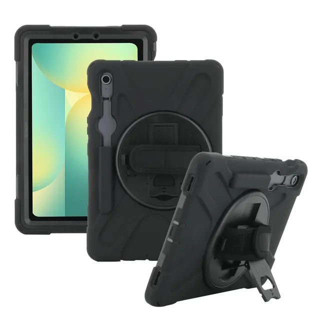 mobilis-all-in-case-coque-renforc-e-avec-bandouli-re-pour-samsung-galaxy-tab-s10 image 1
