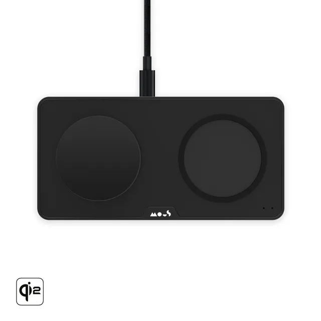mous-matte-black-station-de-charge-sans-fil-qi2-3-en-1 image 1