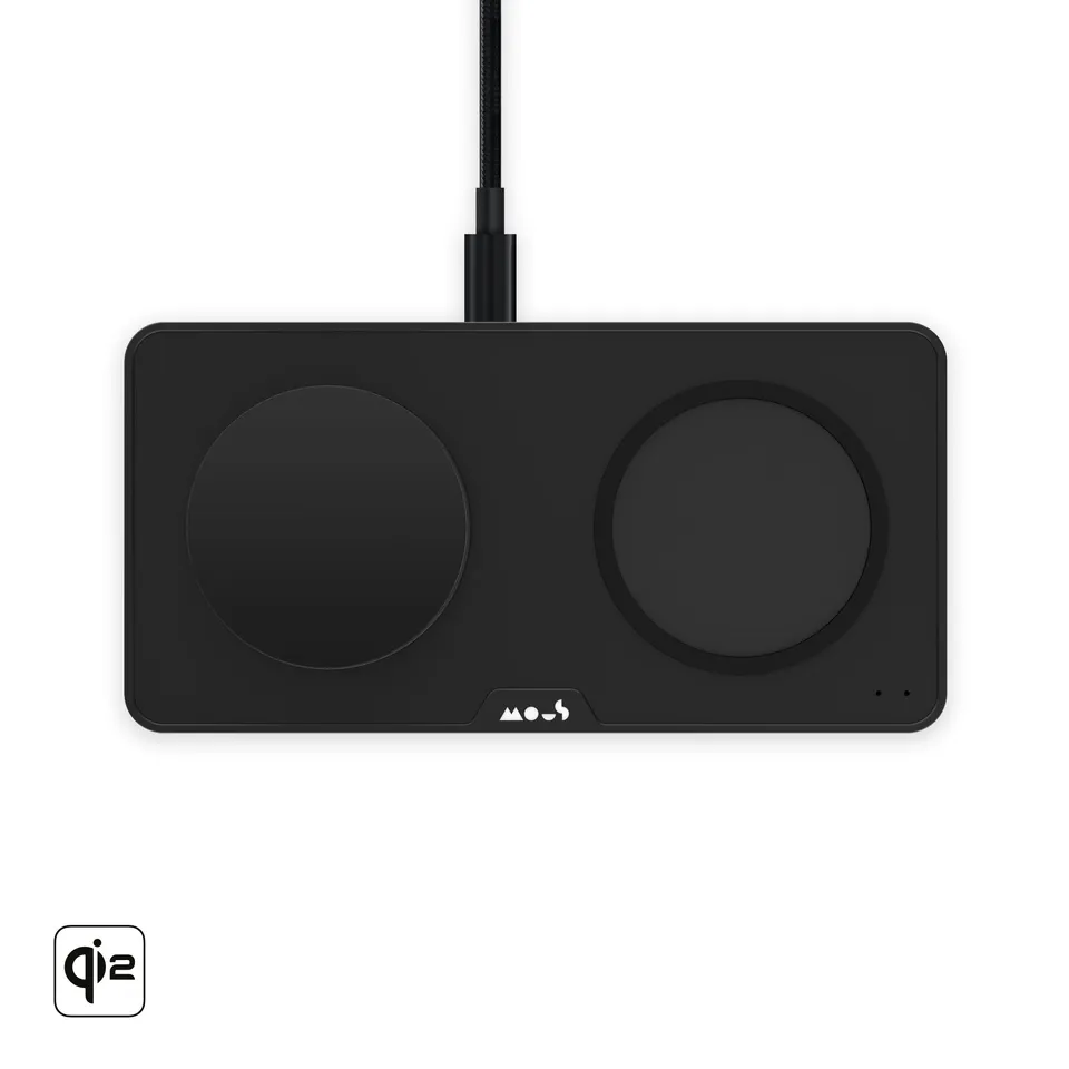 mous-matte-black-station-de-charge-sans-fil-qi2-3-en-1 image 1