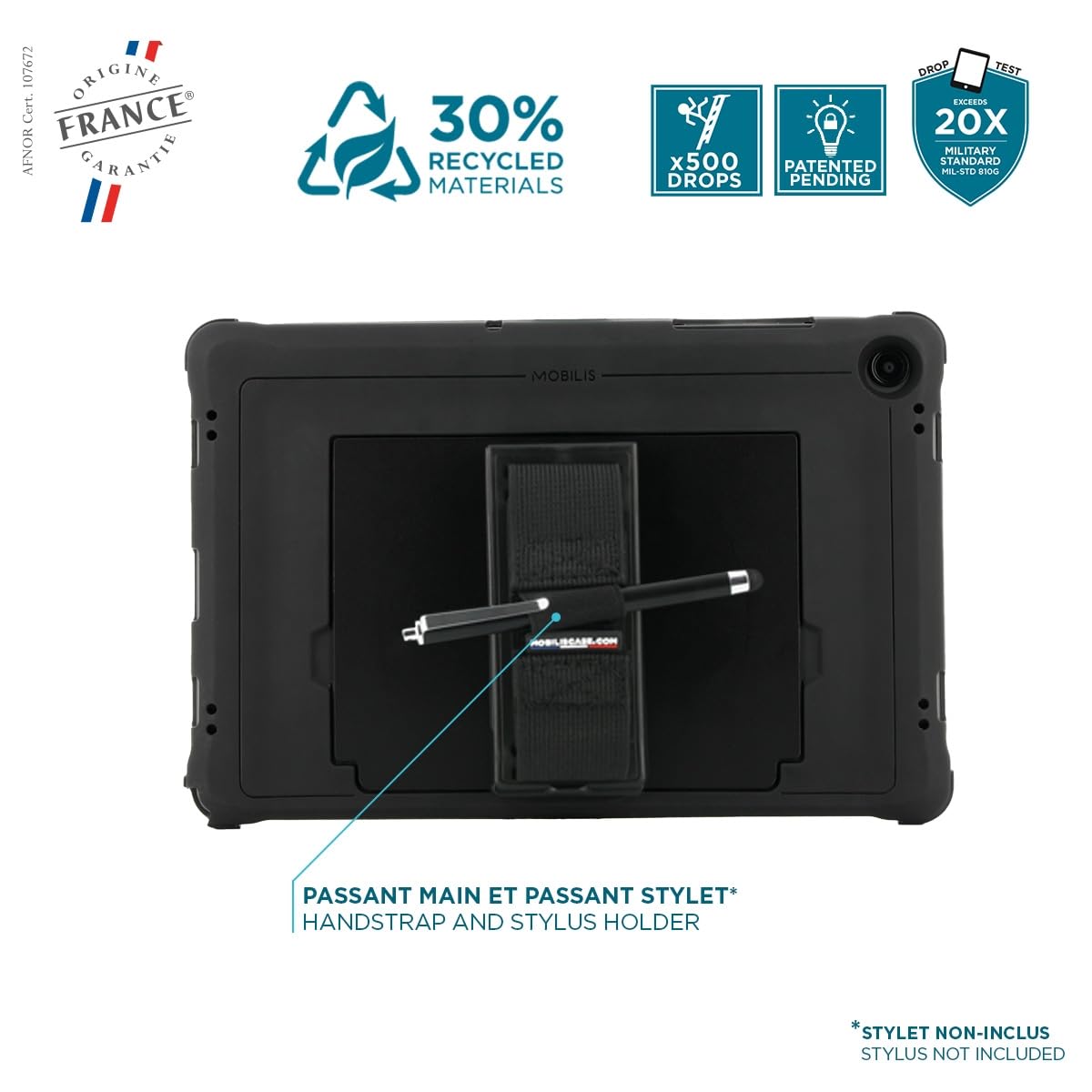 mobilis-protech-coque-renforc-e-galaxy-tab-a9-11-sm-x210-sm-x216-tr-pied-patte-3 image 6
