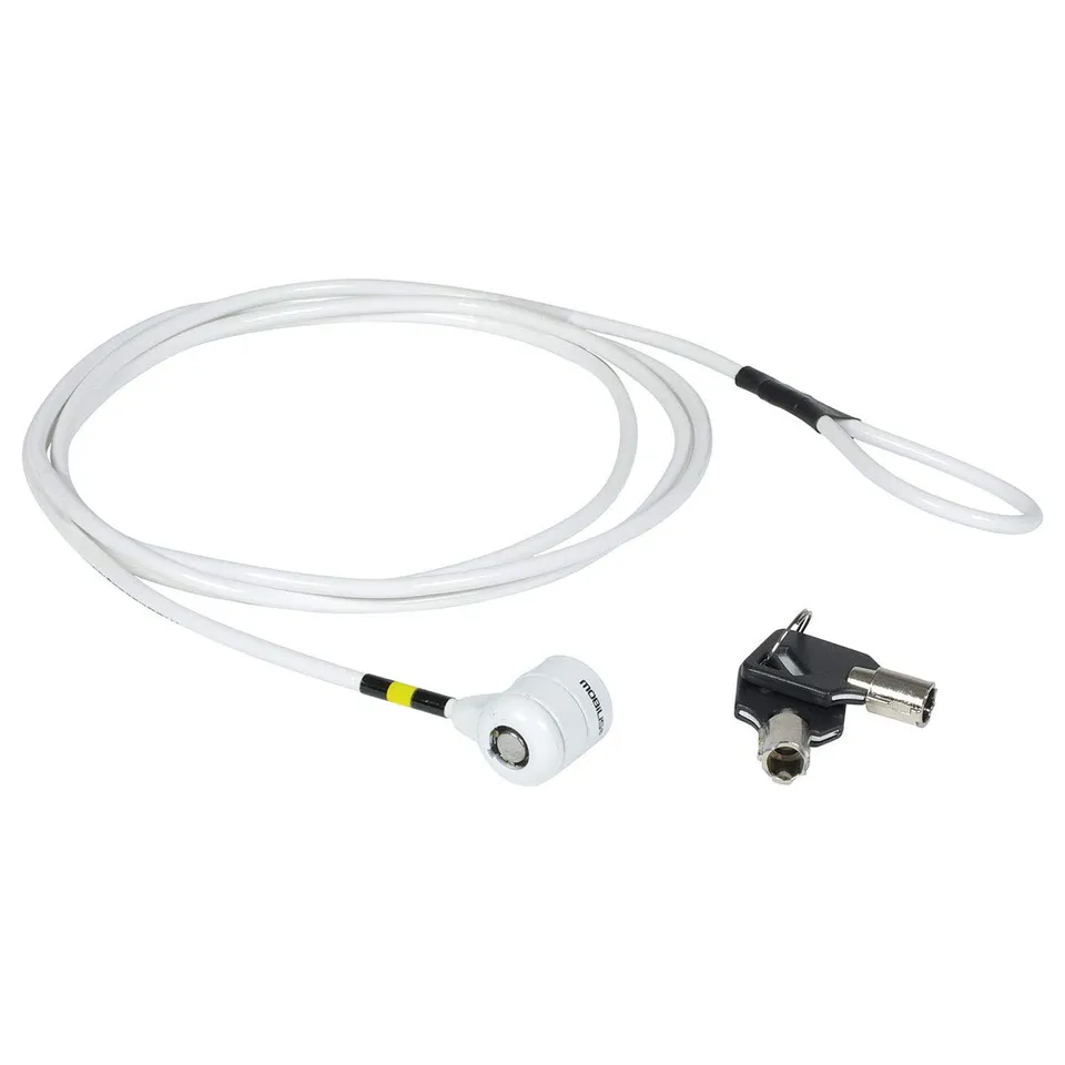 mobilis-c-ble-de-s-curit-cl-compatible-cl-pass-acier-1-8-m-4-mm-blanc-et-argent image 1