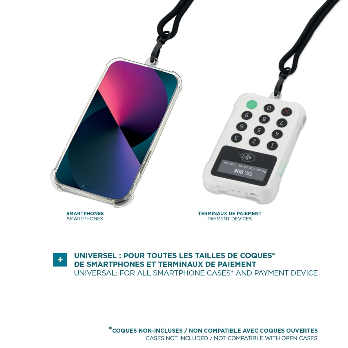 mobilis-protech-tour-de-cou-universel-noir-r-glable image 4