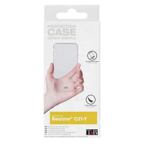 t-nb-coque-souple-transparente-silicone-pour-realme-c21-y image 1