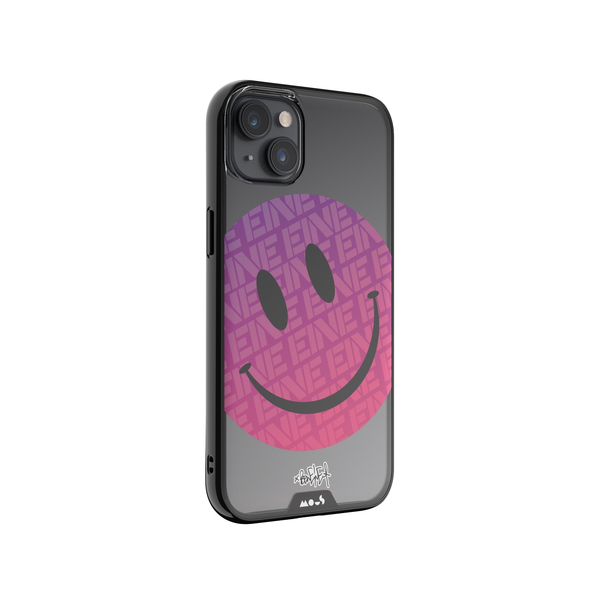 mous-pink-smiley-protective-phone-case-ben-eine-violet image 4